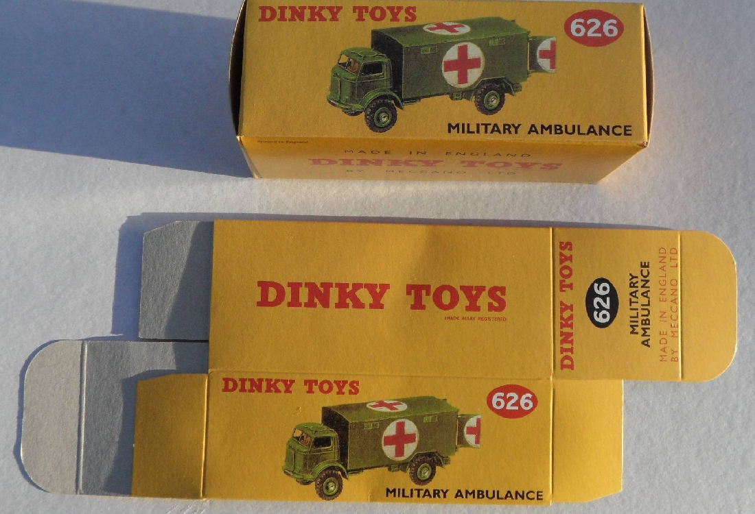 DINKY Reproduction Box 670 Armoured Car Box REPRO 